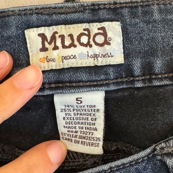 Y2K | Mudd Skinny Jeans Size 5 | Embroidered Pocket | Stretch Denim - Picture 9 of 9